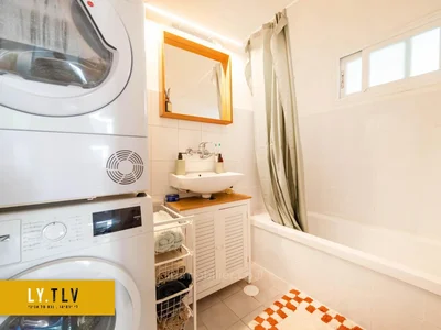 Quartier résidentiel Superbe 3 pieces avec parking entre dizengoff center et rothschild