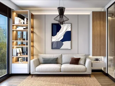 Zespół mieszkaniowy New residence with a swimming pool and a mini golf course close to a metro station and universities, Istanbul, Turkey