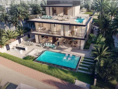 Complexe résidentiel New complex of villas Nineteen Riviera Lagoon with swimming pools and underground garages, Nad Al Sheba, Dubai, UAE