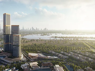 Complexe résidentiel New residence Skyvue Volair with a swimming pool and a spa close to Downtown Dubai and the international airport, Sobha Hartland II, Dubai