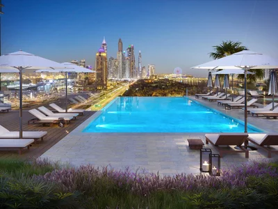 Wohnanlage Palm Beach Tower — high-rise residence by Nakheel with direct access to beach near Dubai Marina and Burj Khalifa in Palm Jumeirah, Dubai