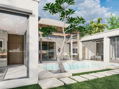 Residential complex New complex of modern villas with swimming pools near an international school, Phuket, Thailand