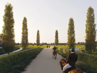 Complejo residencial New complex of villas Chevalia Estate with pools, stables and a clubhouse close to the international airport, Grand Polo Phase 1, Dubai, UAE