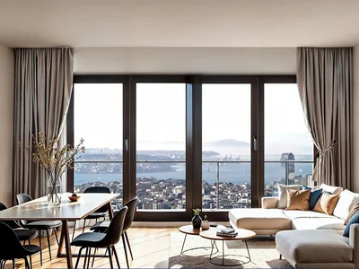 Residential complex New residence with swimming pools and green areas, Istanbul, Turkey