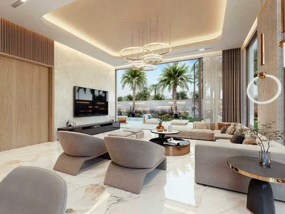 Zespół mieszkaniowy New gated complex of villas and townhouses South Bay 6 with a lagoon and beaches close to the airport, Dubai South, Dubai, UAE