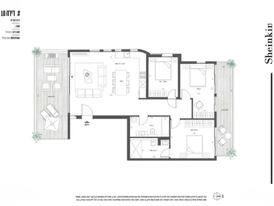 Quartier résidentiel Projet immeuble boutique rue shenkin - tel aviv