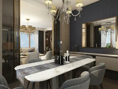 Wohnanlage New residence with a swimming pool and greena reas near metro stations and highways, Istanbul, Turkey