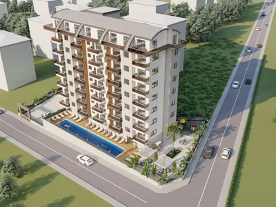 Wohnviertel Modern complex in the developed area of Alanya, Avsallar