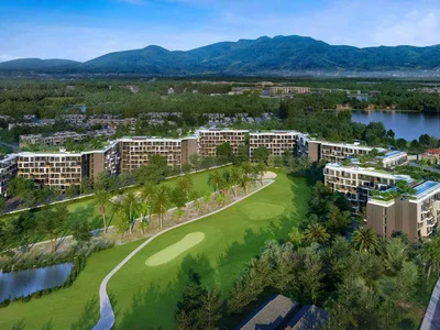 Complejo residencial Residence with a swimming pool and lounge areas in a luxury area, near a golf course, Phuket, Thailand