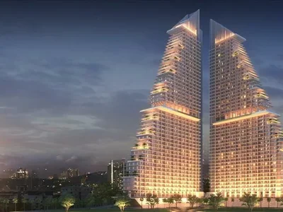 Wohnanlage Luxury high-rise residence with a water park, a hotel and restaurants, Pattaya, Thailand