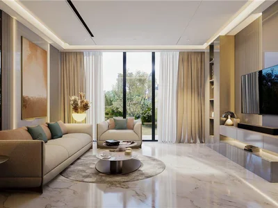 Wohnanlage New project Samana Hills South with swimming pools, a wellness center and gardens close to a highway, Dubai South, Dubai, UAE