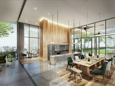 Complexe résidentiel New high-rise residence with swimming pools and a spa center, Bangkok, Thailand