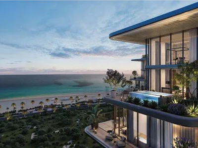 Residential complex Penthouses in the new waterfront residence Villa del Divos with swimming pools and a beach club, Dubai Islands, Dubai, UAE