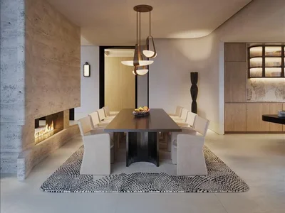 Wohnanlage Apartments in the new Regent Residences Dubai Sankari Place with swimming pools, spa and 5-star service in the Business Bay area, Dubai