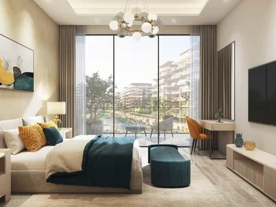 Wohnanlage New project DAMAC Riverside Views with s clubhouse and a kids' adventure park in the prestigious area of Dubai, UAE