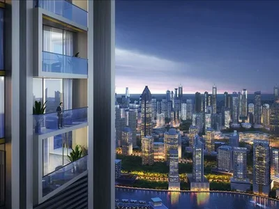 Complexe résidentiel Burj Binghatti Jacob Residences — luxury high-rise residence with a swimming pool and a spa center near a yacht club in Business Bay, Dubai