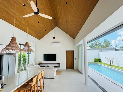 Residential complex New furnished villa with a swimming pool, 350 meters from the beach, Samui, Thailand