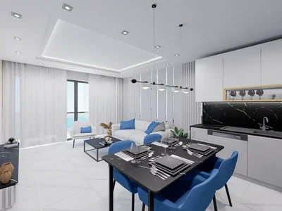 Complejo residencial Luxury residence with swimming pools and a tennis court clos to the sea, Alanya, Turkey