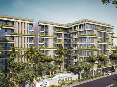 Wohnanlage New complex of apartments with coworking 450 meters from the sea, green area of the city, Pattaya, Chonburi, Thailand
