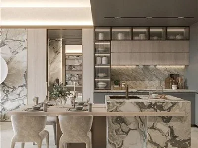Жилой комплекс Новая резиденция Mayfair Gardens с бассейном, садом и панорамными видами рядом с Бурдж Халифа и Дубайским каналом, Al Satwa, Дубай, ОАЭ