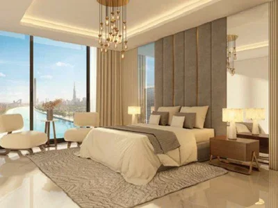 Zespół mieszkaniowy New residence Riviera IV with beaches and gardens in the city center, MBR City, Dubai, UAE