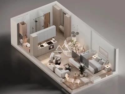 Residential complex New residential building with a sea view 200m from Bečići beach