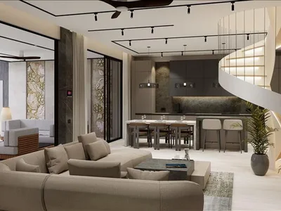 Wohnanlage New complex of villas with swimming pools and sports areas close to Rawai Promenade and Nai Harn Beach, Phuket, Thailand