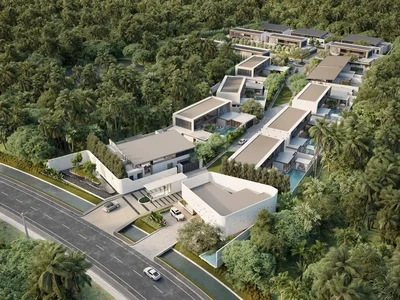 Complexe résidentiel New villas with pools in a residential complex just 300 m from Bang Tao Beach, Phuket, Thailand