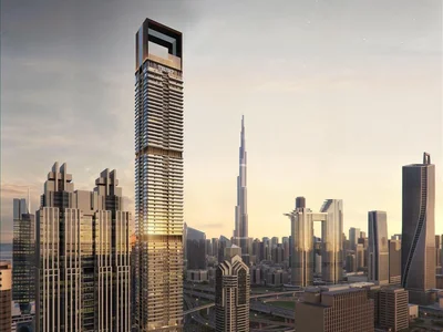 Complexe résidentiel Exclusive penthouses in the new high-rise complex Trump Int Hotel & Tower with a private club, 2 minutes from Burj Khalifa, Al Wasl, Dubai