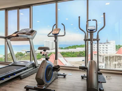 Residential complex Luxury residence with a swimming pool and a garden near the beach, Pattaya, Thailand