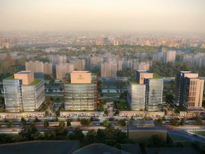 Complejo residencial New guarded residence with a hotel and lounge areas near a metro station and a highway, Istanbul, Turkey