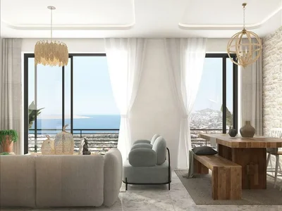 Zespół mieszkaniowy New residence with a swimming pool at 500 meters from the sea, Bodrum, Turkey