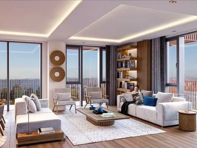 Zespół mieszkaniowy New residence with a fitness center and a parking close to the highways, Istanbul, Turkey