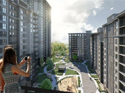 Wohnanlage New residential complex with a swimming pool, a spa center and green areas, Istanbul, Turkey