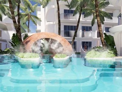 Zespół mieszkaniowy New residential complex on the seafront in Bang Rak, Samui, Thailand