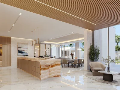 Complexe résidentiel New complex of villas South Bay with lagoons, beaches and a shopping mall, Dubai South, UAE