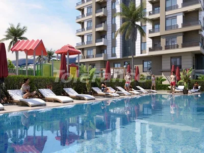 Complexe résidentiel Nouveaux appartements 2+1, 3+1 du promoteur à Altinova, Kepez, Antalya dans un complexe avec piscine