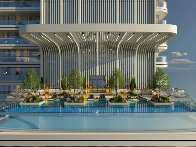 Wohnanlage Society House complex with rooftop terrace, rooftop bar and four gardens with panoramic views of the city centre, Downtown Dubai, Dubai, UAE