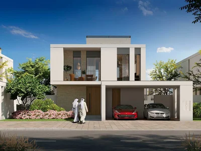 Complejo residencial New complex of luxury villas Fairway Villas with a golf course and restaurants, Emaar South, Dubai, UAE