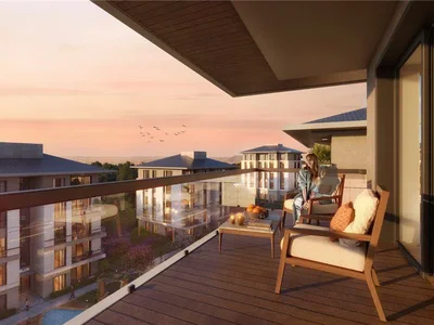 Wohnanlage New residence with swimming pool in the center of Istanbul, Turkey