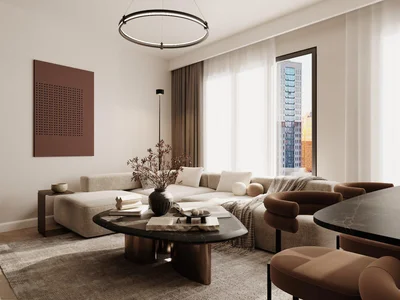 Zespół mieszkaniowy New residence with a fitness center near TEM Highway, Istanbul, Turkey