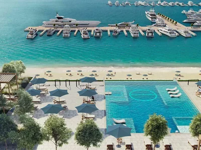 Wohnanlage New apartments with views of the sea, marina and large park, in Beach Mansion complex with private beach, Beachfront area, Dubai, UAE