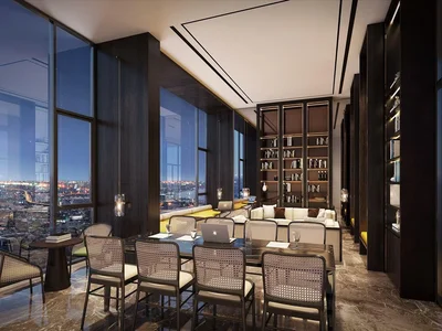 Zespół mieszkaniowy High-rise residential complex with swimming pools and panoramic river views, Bangkok, Thailand