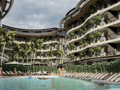 Residential complex Residential complex with large spa centre, 350 meters to the sea, Oba, Alanya, Turkey