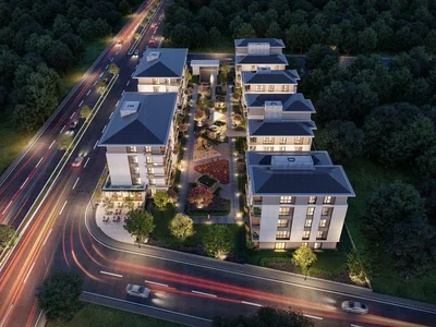 Wohnanlage New residence with a garden, a swimming pool and a fitness center close to the city center and the airport, Istanbul, Turkey