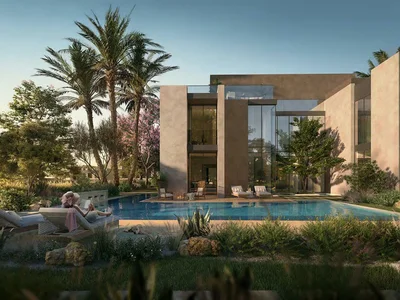 Complexe résidentiel New complex Athlon Premium Villas with swimming pools, parks and a club, Dubailand, Dubai, UAE