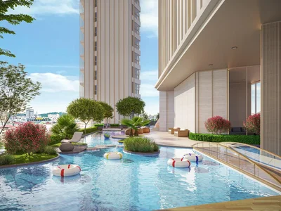 Wohnanlage Elite high-rise complex with first-class infrastructure near the beach in Jomtien, Thailand