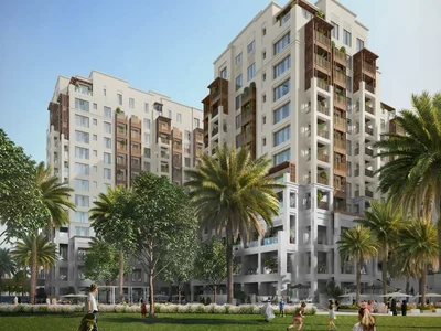 Complejo residencial Residential complex near green park, marina and city beach, Dubai Creek, Dubai, UAE