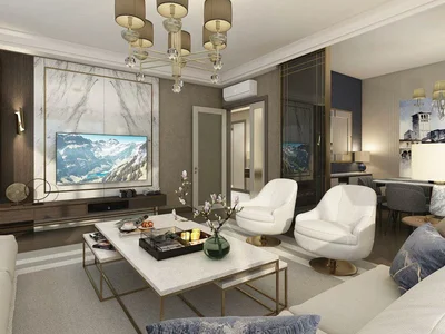 Wohnanlage New residence with a swimming pool and greena reas near metro stations and highways, Istanbul, Turkey
