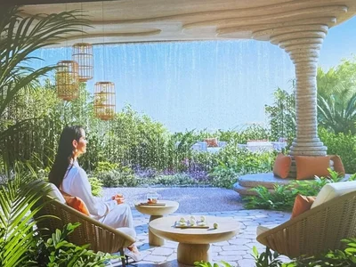 Wohnanlage New high-rise project Talea with a swimming pool, a spa and a co-working space, Forest District, Dubai, UAE